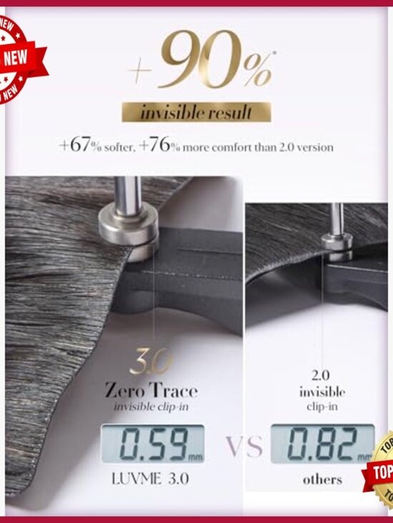 20 Inch Clip In Hair Extensions 100g 7 Piece Set Real Human Hair Silky Straight main image 5